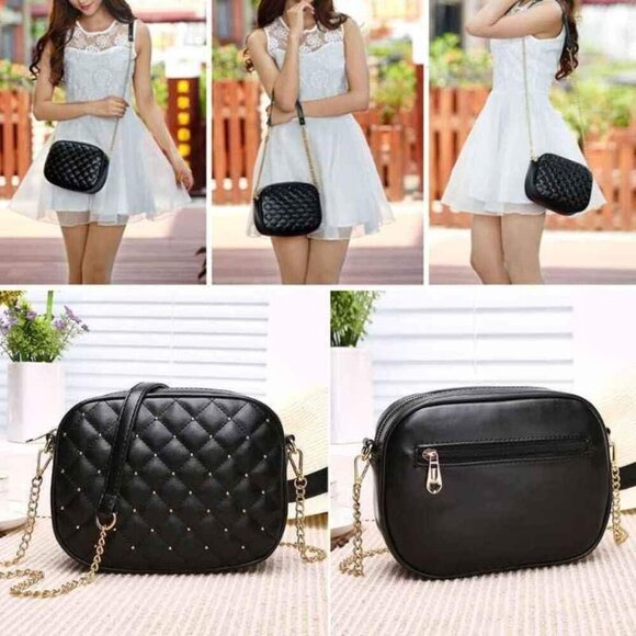 Hanbella Cross body Clutch Purses for Women & Teens - Cute Small Quilted Leather - Picture 6 of 7